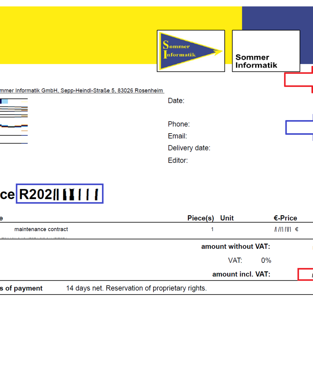 Payment for Outstanding Invoice