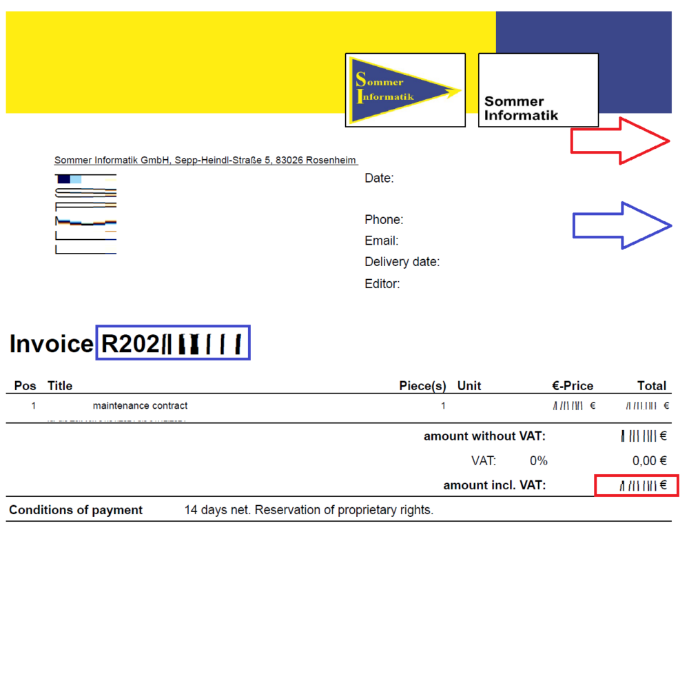 Payment for Outstanding Invoice